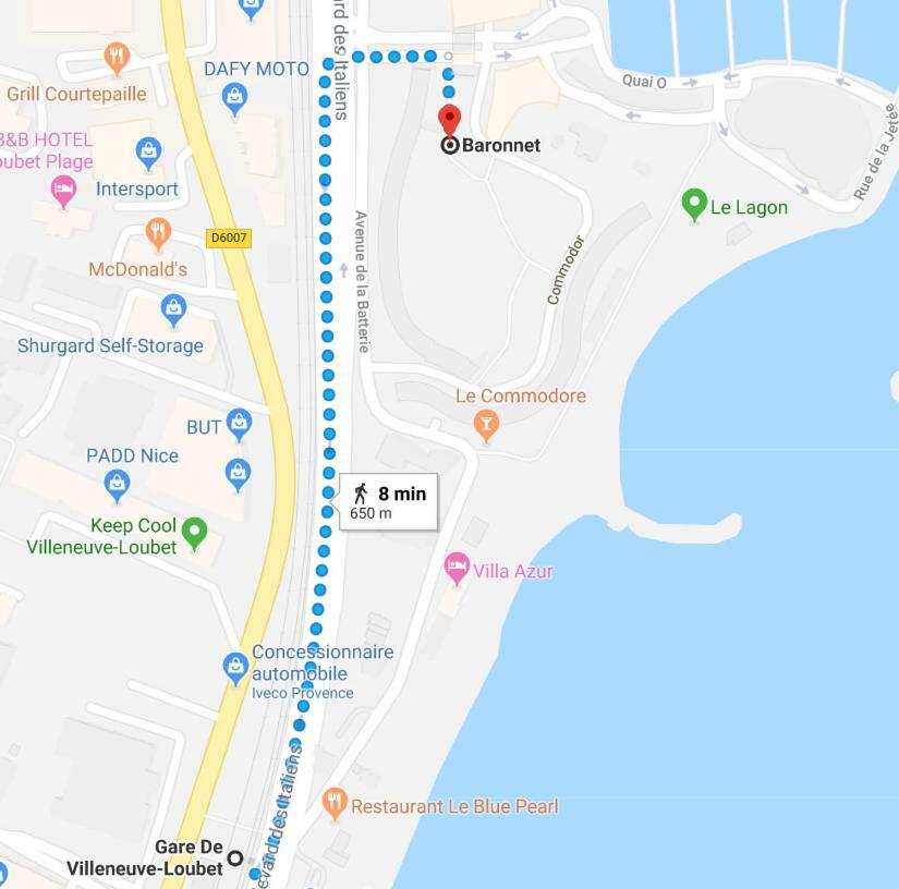 Venus - Climatise - Marina Baie Des Anges Leilighet Villeneuve-Loubet Eksteriør bilde